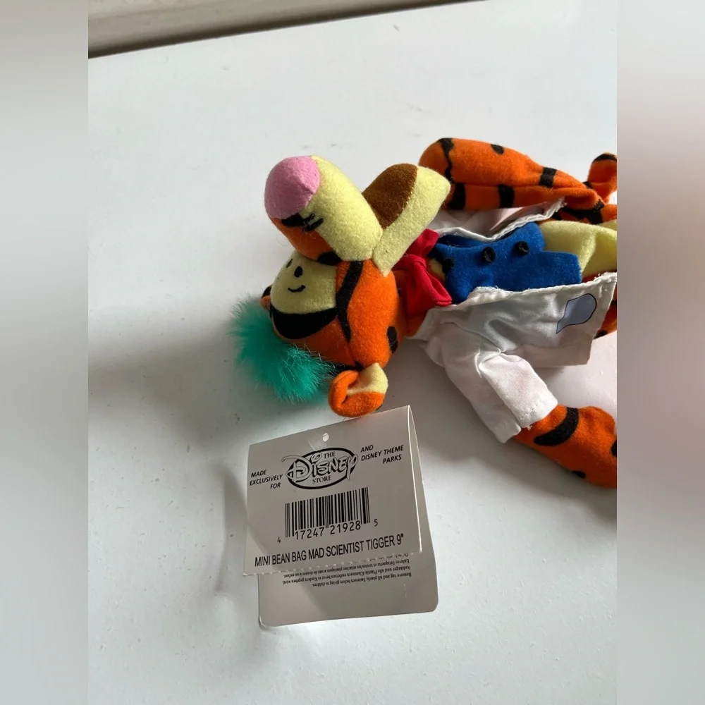 Disney Mini Bean Bag Mad Scientist Tigger 9